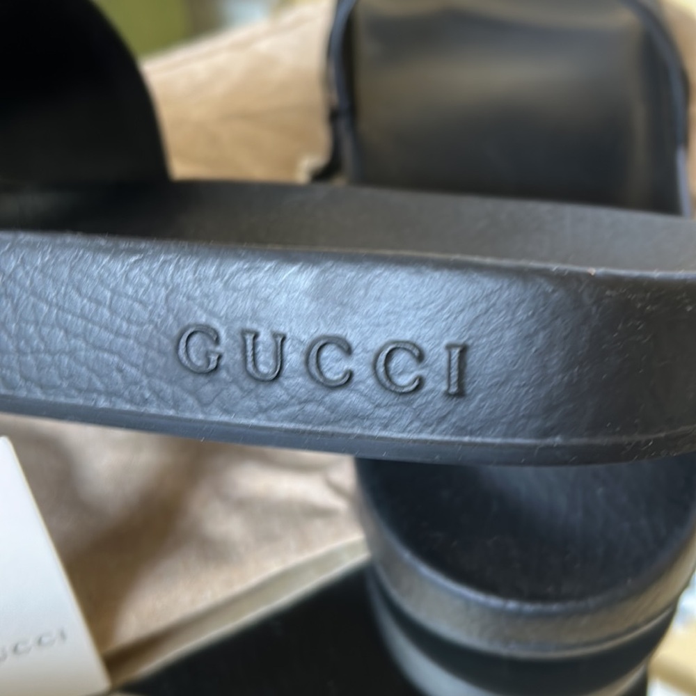 Gucci Quilted GG Rubber size 9 woman’s - Picture 5 of 11
